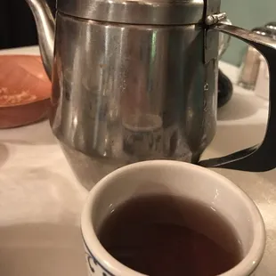 complementary hot tea