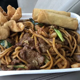 Beef &amp; Shrimp Lo Mein
