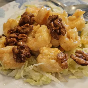 Honey Glazed Walnut Chicken