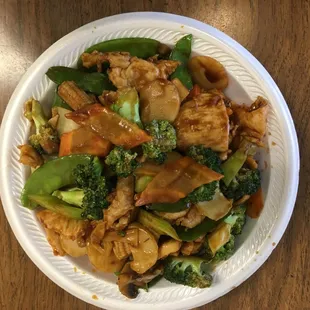 chicken w. mix vegetable