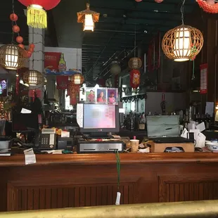 Bar offers blended drinks too!
