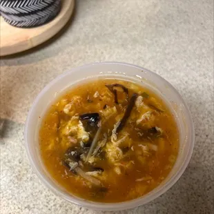 Hot and sour soup is really good!