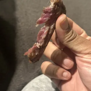 Raw BBQ Beef Short Rib!
