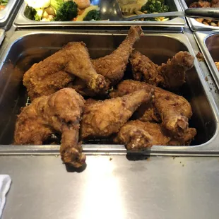 a variety of food items