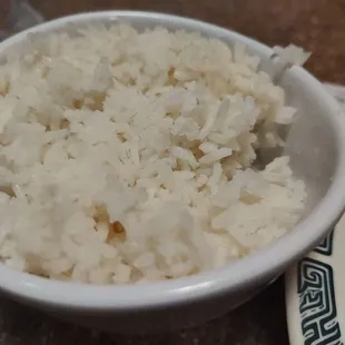 Steamed rice