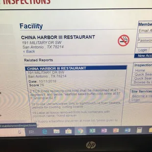 This is the most recent inspection of this restaurant. Wish I had looked this up before coming here.