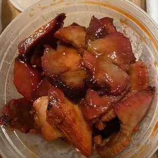 BBQ pork.