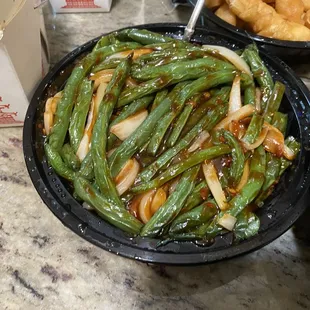 Green V24. Veggies Chicken with String Beans