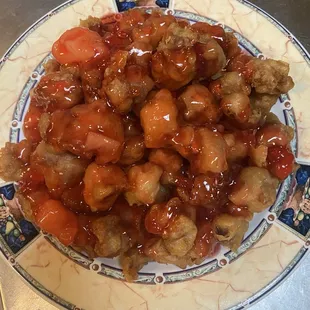 Sweet and sour chicken