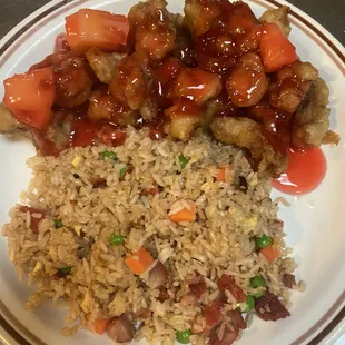 Sweet and L6. Sweet &amp; Sour Chicken Lunch Special