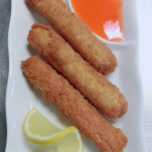Fried crab stick