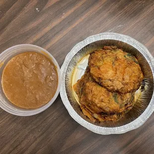 106. Shrimp Egg Foo Young