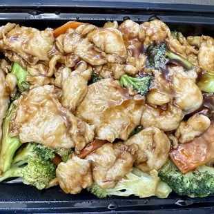 Chicken with broccoli