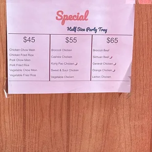 Specials