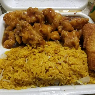 General Tso's combo.
