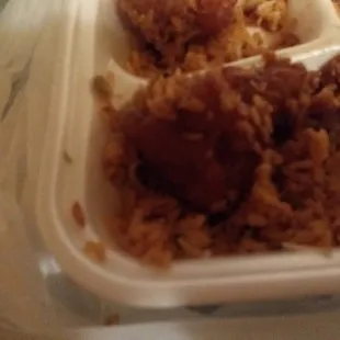 Ate as much as I could cuz I was hungry but I can't finish it.