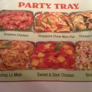 Party tray