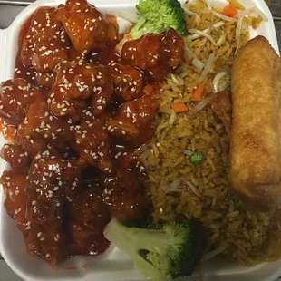 Sesame Chicken Lunch