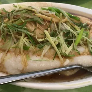 Steamed fish