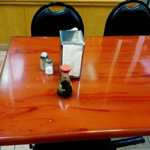 Wipe the table maybe?