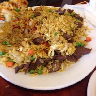 Beef fried rice