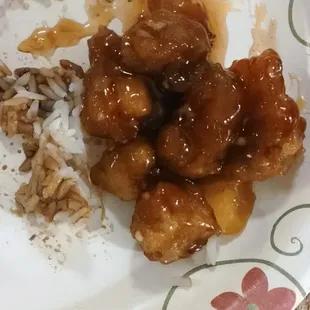 Greeeeat Orange Chicken very flavorful
