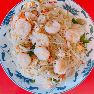 Shrimp CM1. Chicken Chow Mei Fun