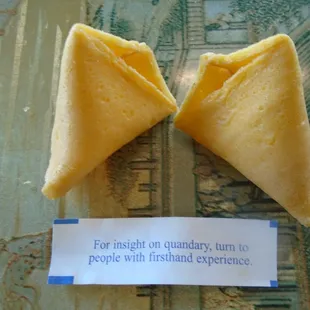 Fortune cookie.