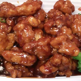 General Tso's chicken, good stuff