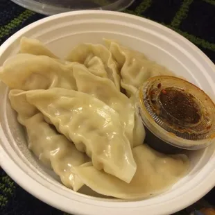steamed potstickers