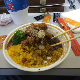 Sesame Chicken. $5.25 lunch special