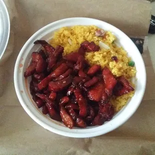 Boneless spare ribs lunch special $5.25