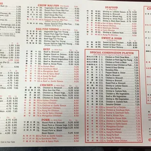 I hate that the menu isn't online so I took pics myself!