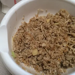 "Vegetable" fried rice