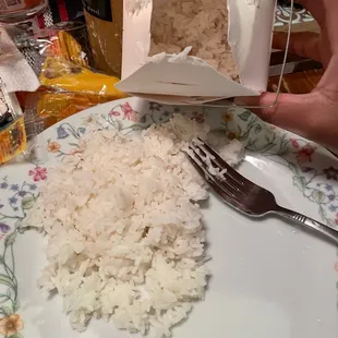 Side of white rice