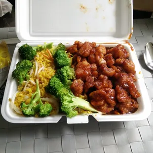 General tso lunch special