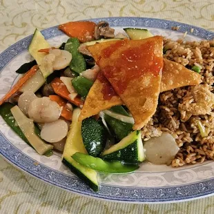 Mixed Vegetables with Fish Fillet