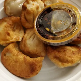 Fried potstickers