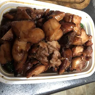 Bourbon Chicken.