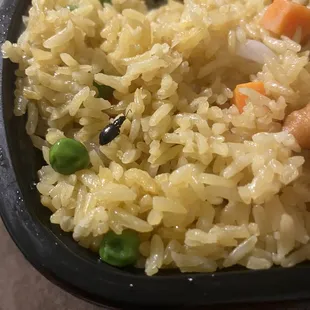 a bowl of rice and vegetables