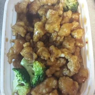 General Tso&apos;s Chicken.  Also yum!!