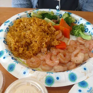Shrimp hibachi