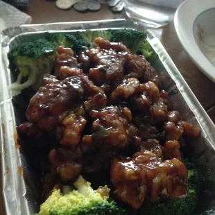 Tangerine beef. My favorite.