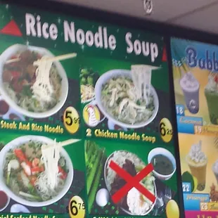 They have Pho soup