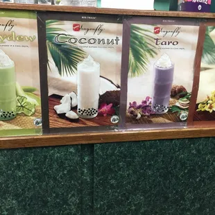 Other Boba smoothies they offer.