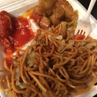 Combination B two sides and entree