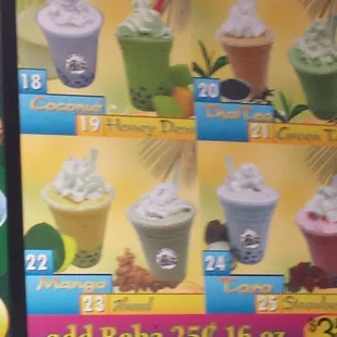 And bubble tea (boba)