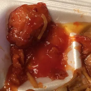 Sweet and sour chicken