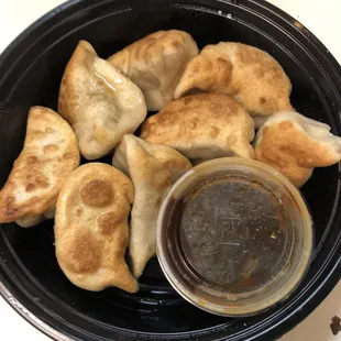 Fried pork dumplings