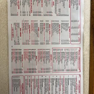 Menu 9/17/23